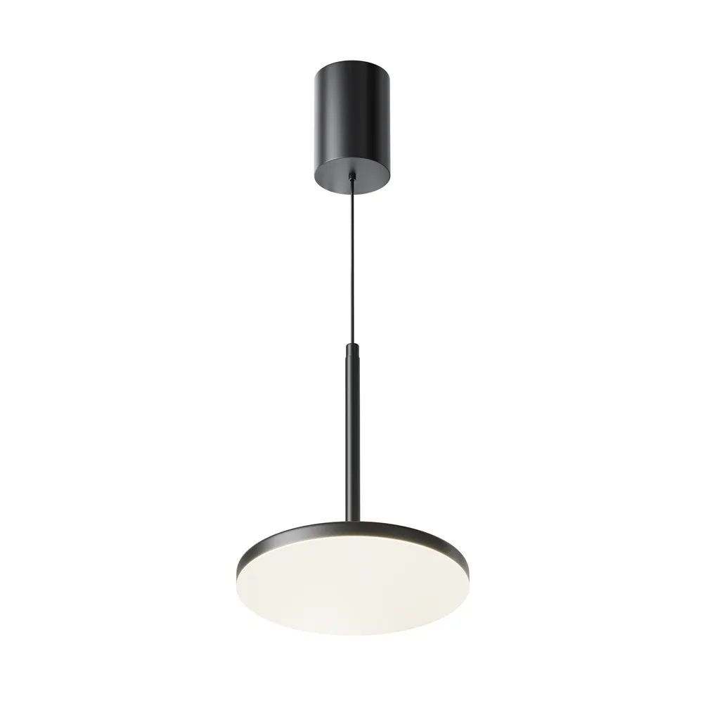 P076PL-L12W4K-B Подвесной Светильник Pendant 4000K 120.0° IP 20 Алюминий LED Черный