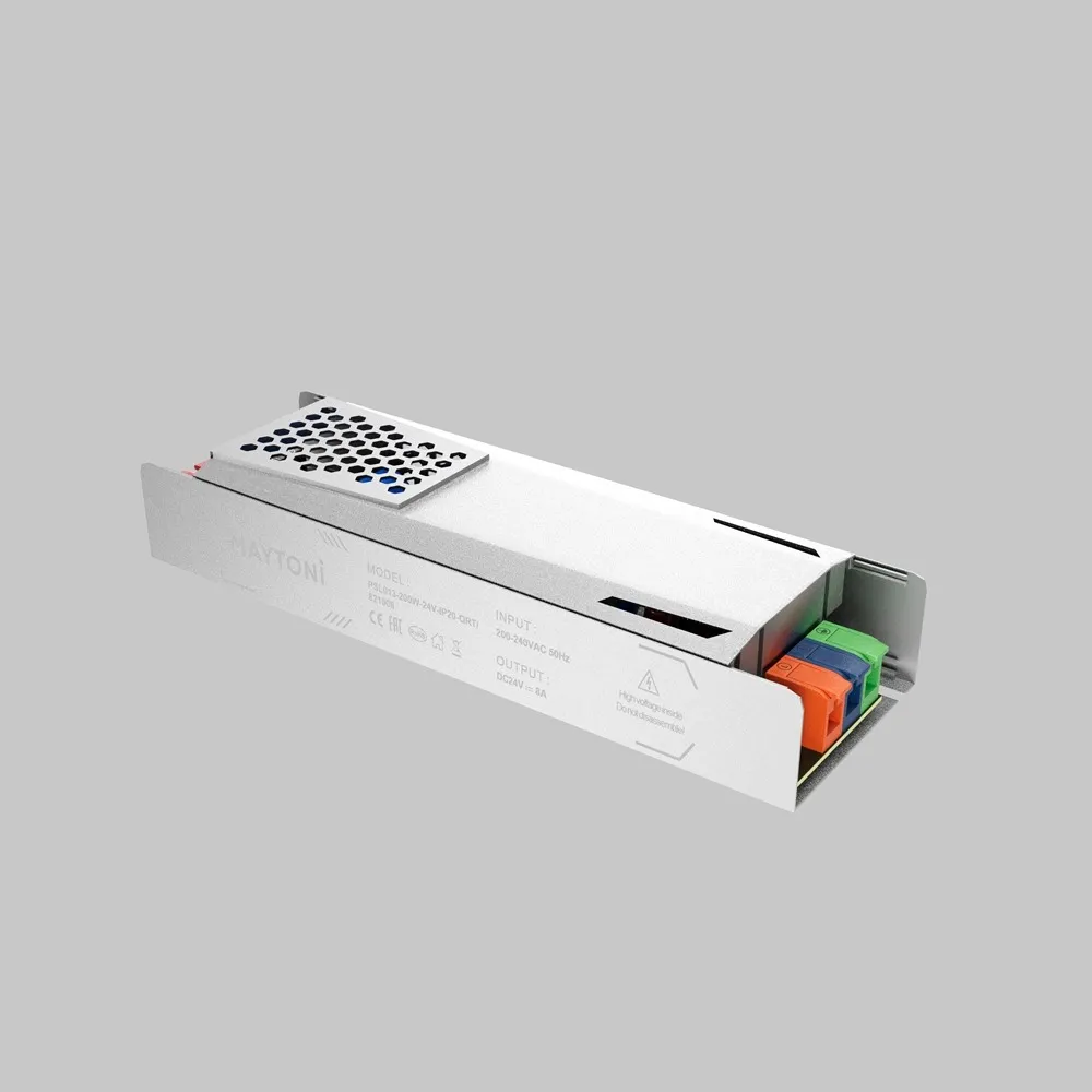 821008 Светильник Источники напряжения IP 20 Алюминий Серебро 200Вт