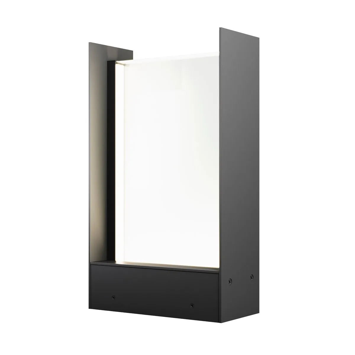 O445FL-L20GF3K Светильник Outdoor 3000K 287.0° IP 65 Алюминий и стекло LED Графит 20Вт