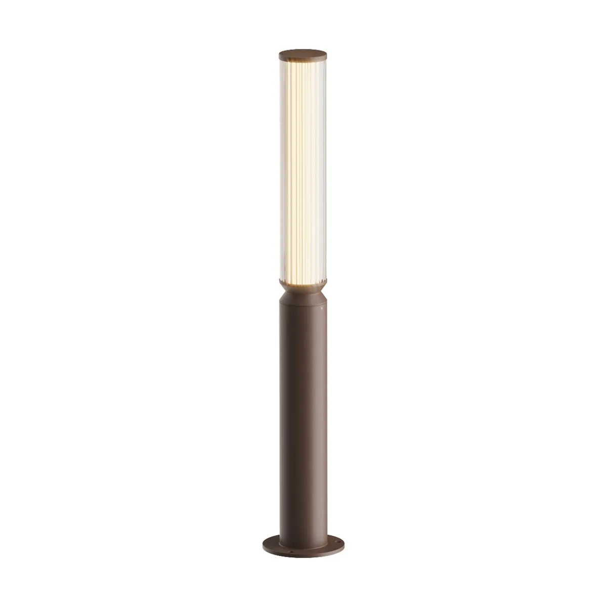 O593FL-L12BR3K Светильник Outdoor 3000K 90.0° IP 65 Алюминий и стекло LED Коричневый 12Вт