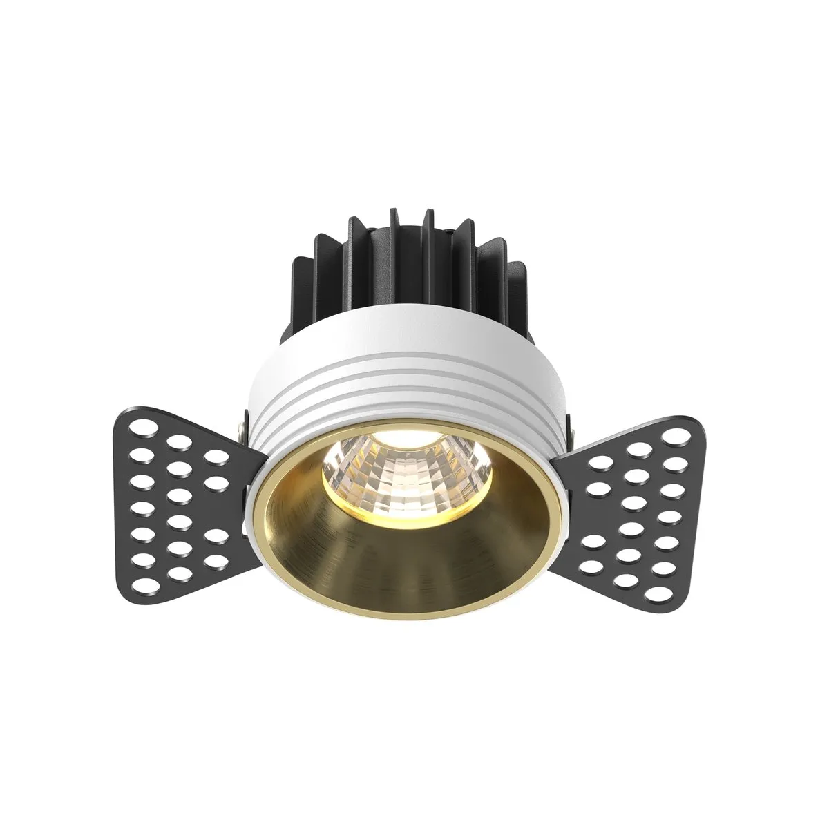 DL058-7W4K-TRS-BS Встраиваемый Светильник Downlight 4000K 50.0° IP 20 Алюминий LED Латунь 7Вт