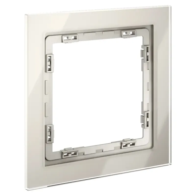 VLS110103 Рамка установочная Voltum S70 Glass КАШЕМИР, СТЕКЛО  1 пост