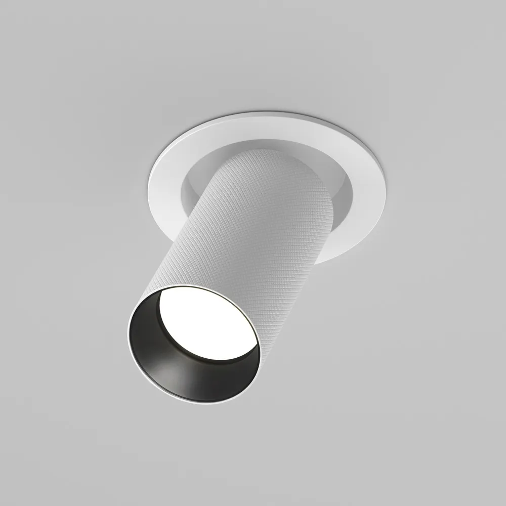C081CL-01-GU10-W Встраиваемый Светильник Ceiling 0K 120° IP 20 Алюминий GU10 Белый