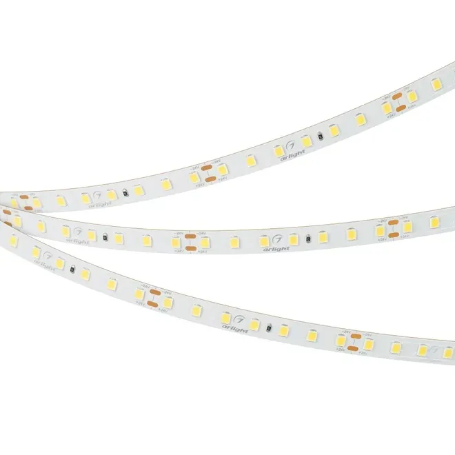 Светодиодная лента UL-A112-8mm 24V Warm3000 (7 W/m, IP20, 5m) (Arlight, 7 лет) 052763