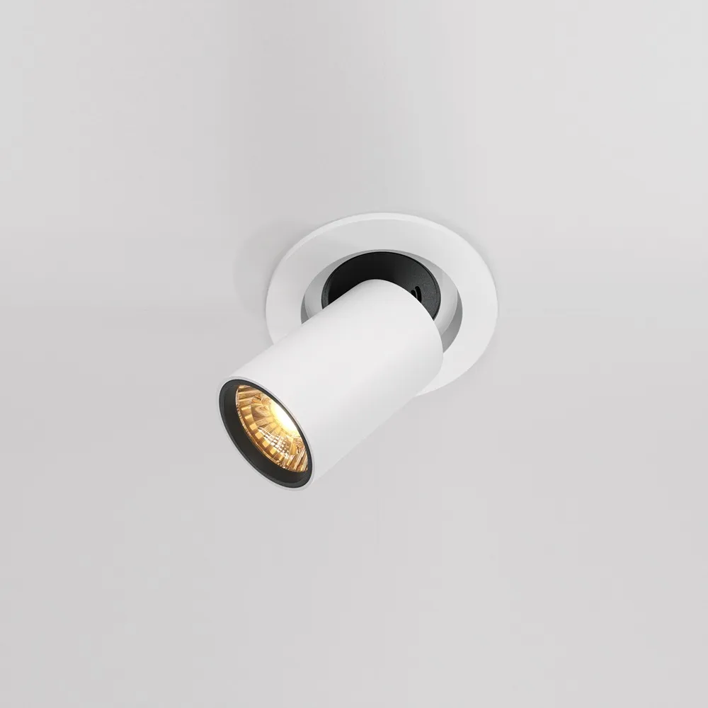 DL045-01-10W3K-W Встраиваемый Светильник Downlight 3000K 36.0° IP 20 Алюминий и пластик LED Белый 10Вт