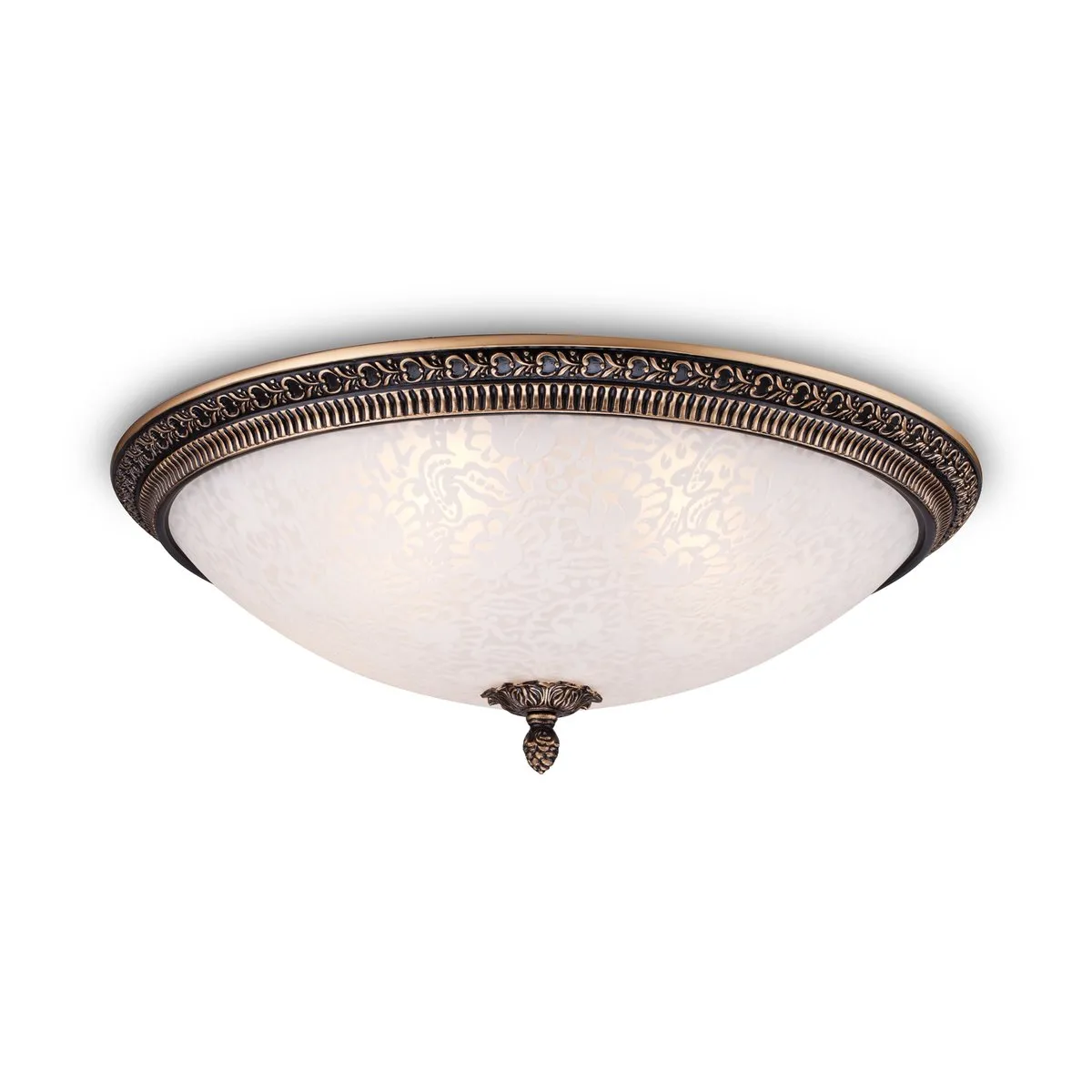 C908-CL-04-R Потолочный Светильник Ceiling & Wall 0K IP 20 Металл, Стекло E27 Бронза Белый 40Вт