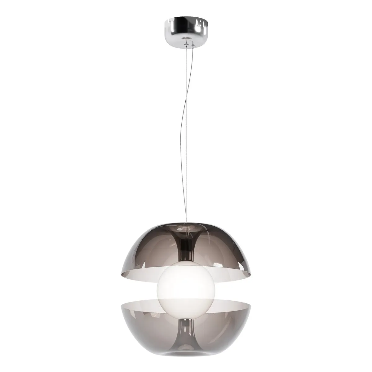 MOD322PL-L6B3K Подвесной Светильник Modern 3000K 360.0° IP 20 Металл, Стекло LED Хром Дымчатый