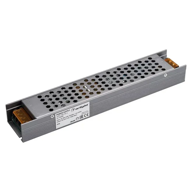 Блок питания ARS-150-24-L (24V, 6.5A, 150W) (Arlight, IP20 Сетка, 3 года) 029535