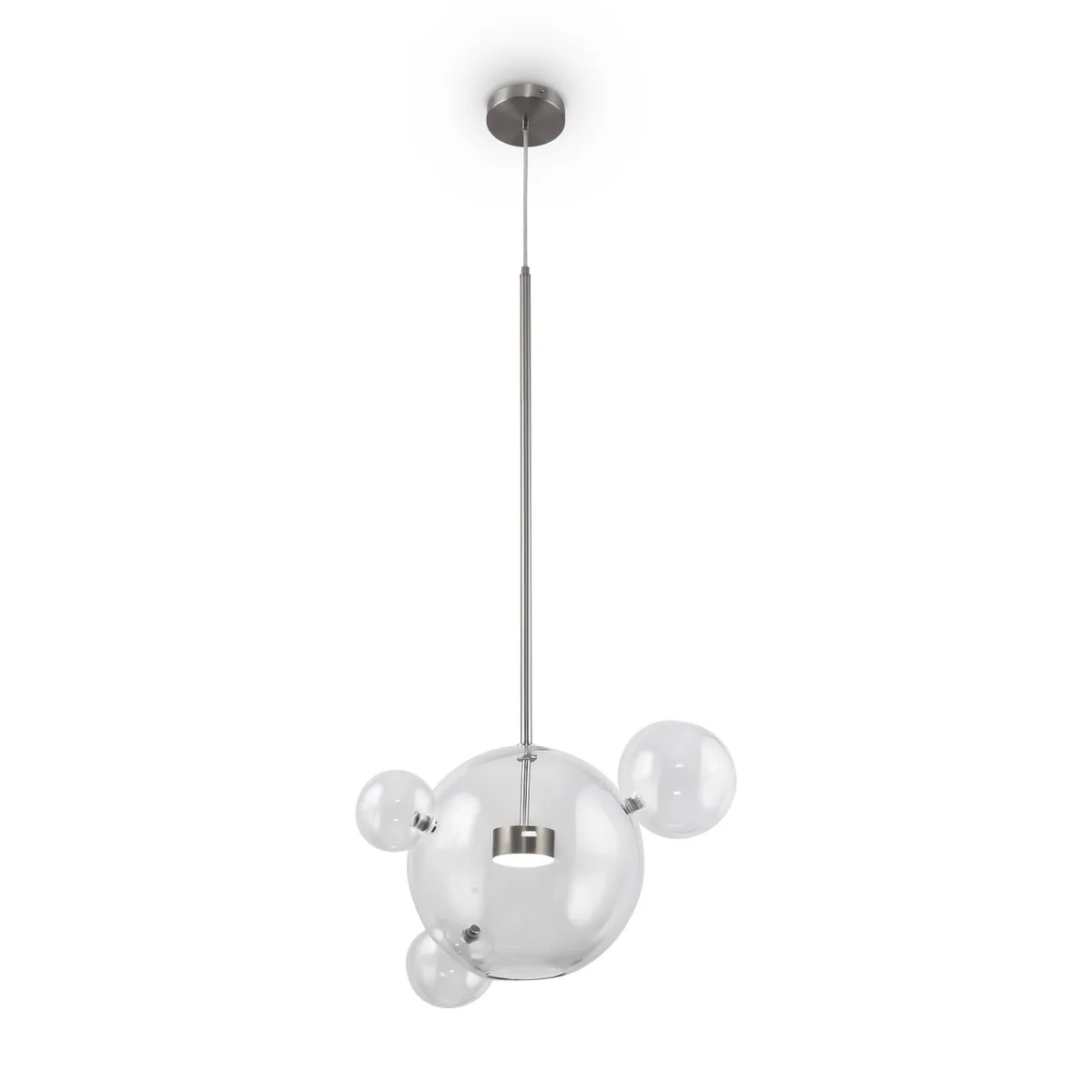 FR5281PL-L10N Подвесной Светильник Modern 0K 120.0° IP 20 Металл, Стекло LED Никель Прозрачный 10Вт