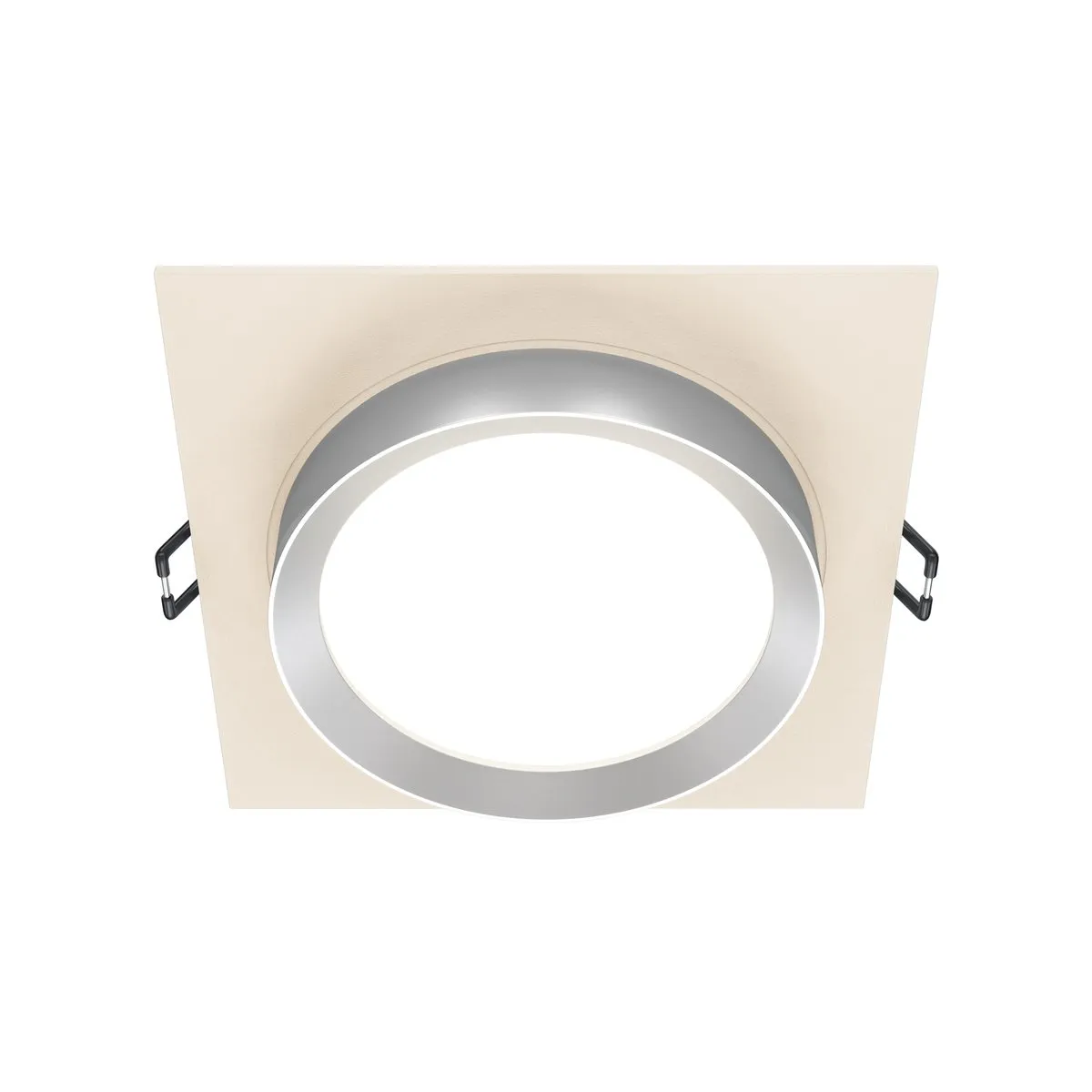 DL086-GX53-SQ-WS Встраиваемый Светильник Downlight 0K 120° IP 20 Алюминий и пластик GX53 Белый 110мм