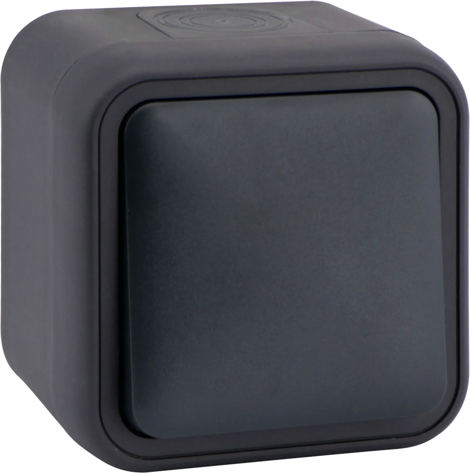 DIP10128 Выключатель 1-клавишный накладной, цвет антрацит, IP55, серия W55