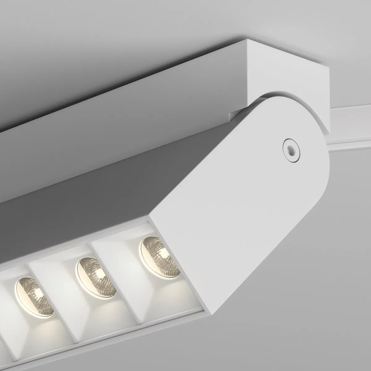 TR015-2-20W3K-W Трековый Светильник Магнитная трековая система S35 3000K 24.0° IP 20 Алюминий LED Белый