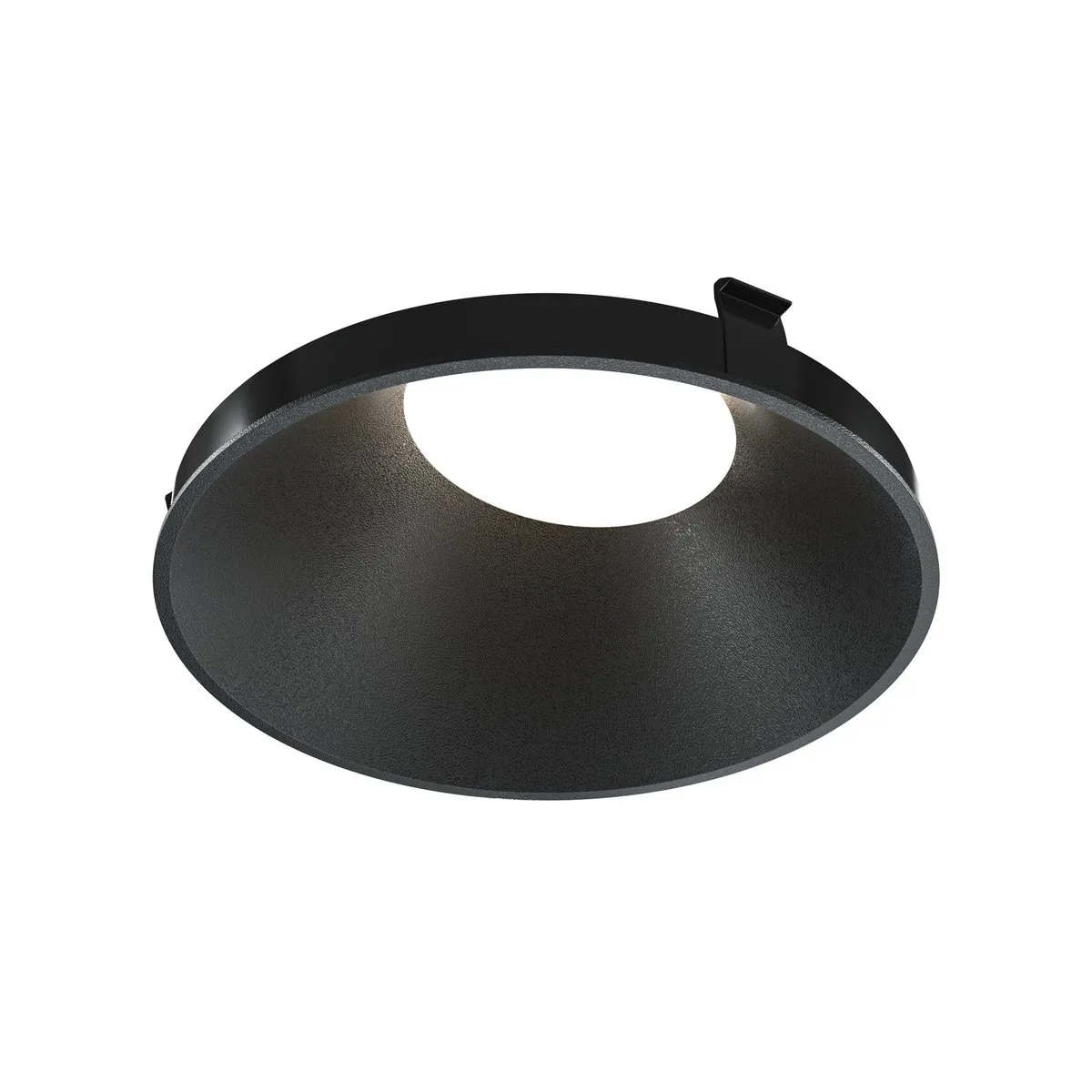 Ring057-10-B Светильник Downlight 0K 24° Пластик Черный
