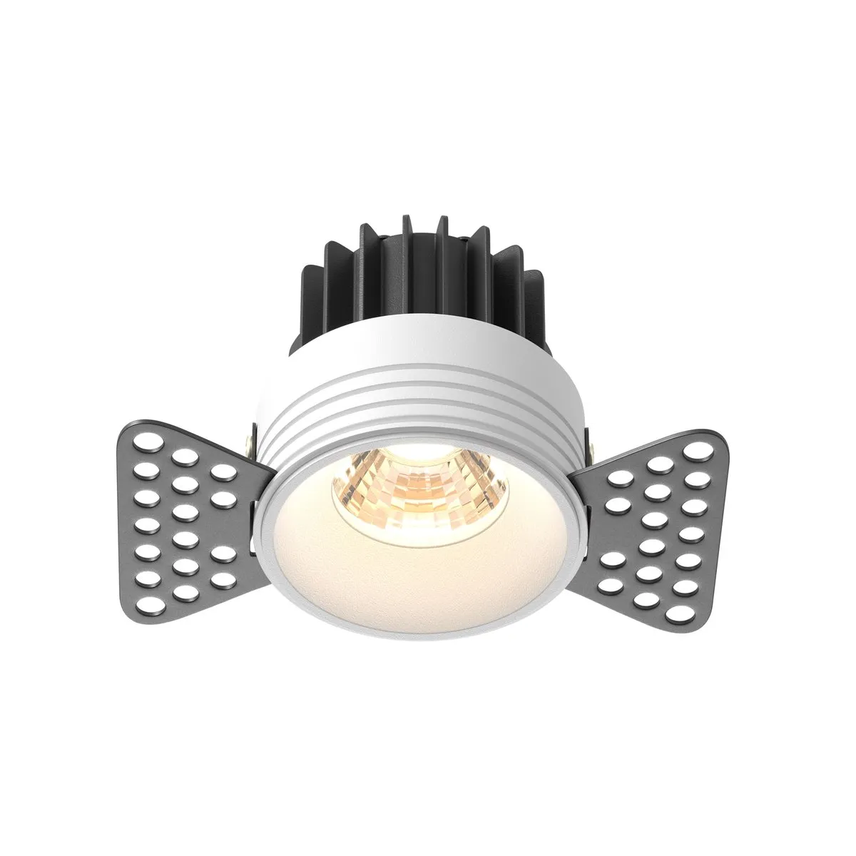 DL058-7W3K-TRS-W Встраиваемый Светильник Downlight 3000K 50.0° IP 20 Алюминий LED Белый 7Вт