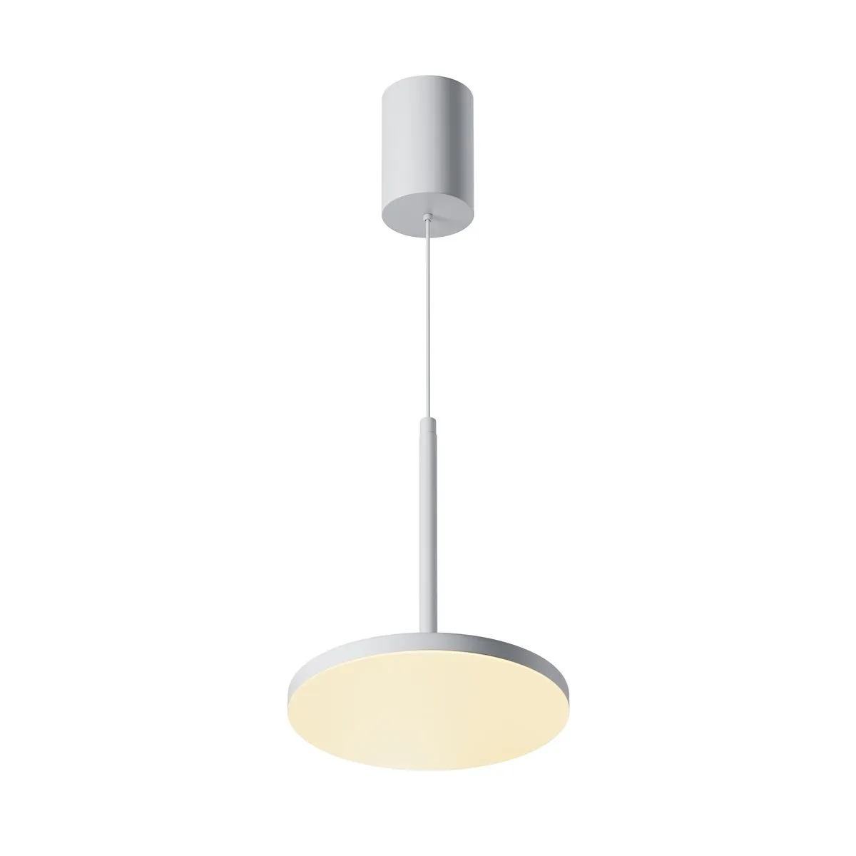 P076PL-L12W3K-W Подвесной Светильник Pendant 3000K 120.0° IP 20 Алюминий LED Белый