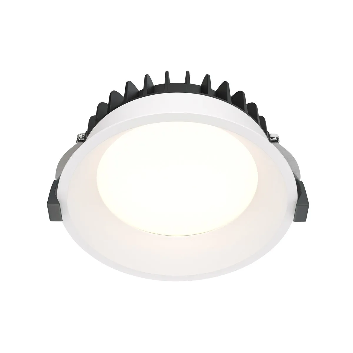 DL055-12W4K-W Встраиваемый Светильник Downlight 4000K 100.0° IP 44 Алюминий LED Белый 12Вт