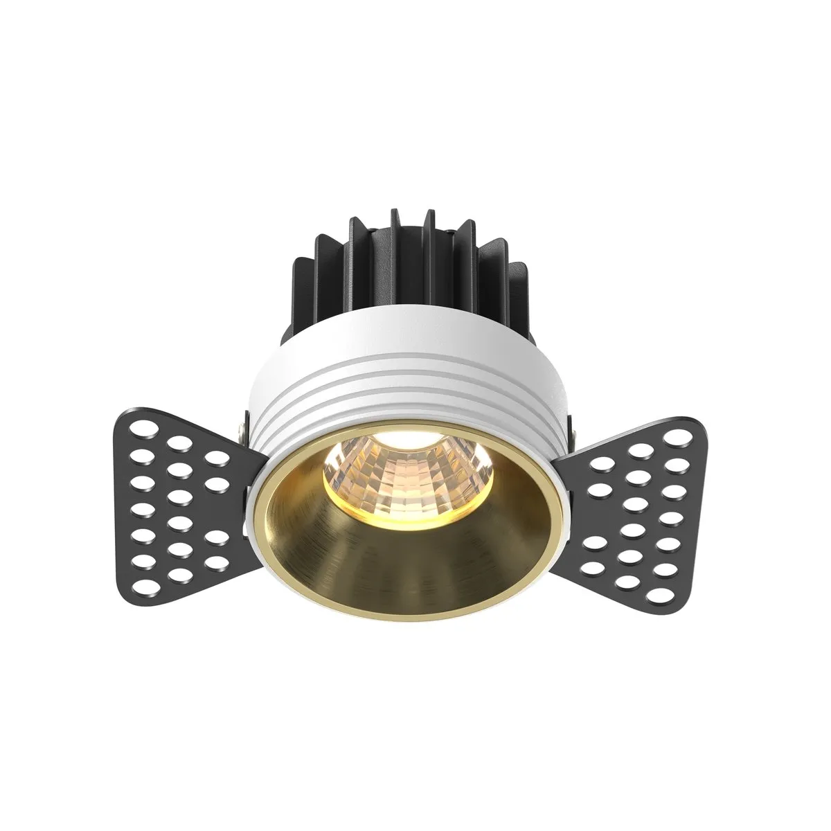 DL058-7W3K-TRS-BS Встраиваемый Светильник Downlight 3000K 50.0° IP 20 Алюминий LED Латунь 7Вт