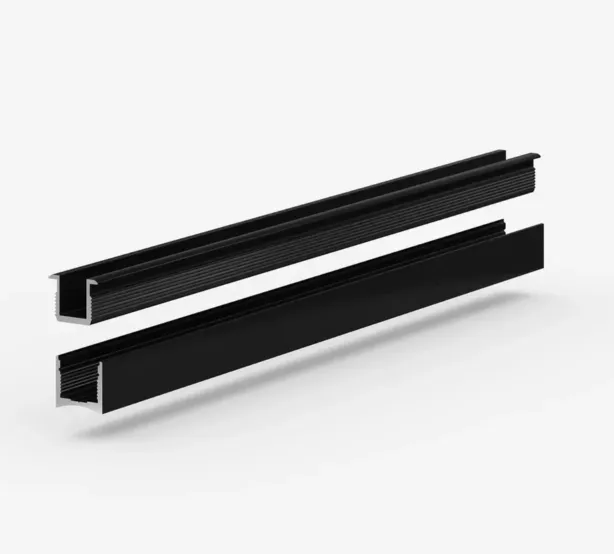 Защелка для ТЕНЕВОЙ РЕЙКИ LACONISTIQ LIGHT mini ПОД ПОДСВЕТКУ для обоев, панелей, керамогранита 11,3х13х3000мм