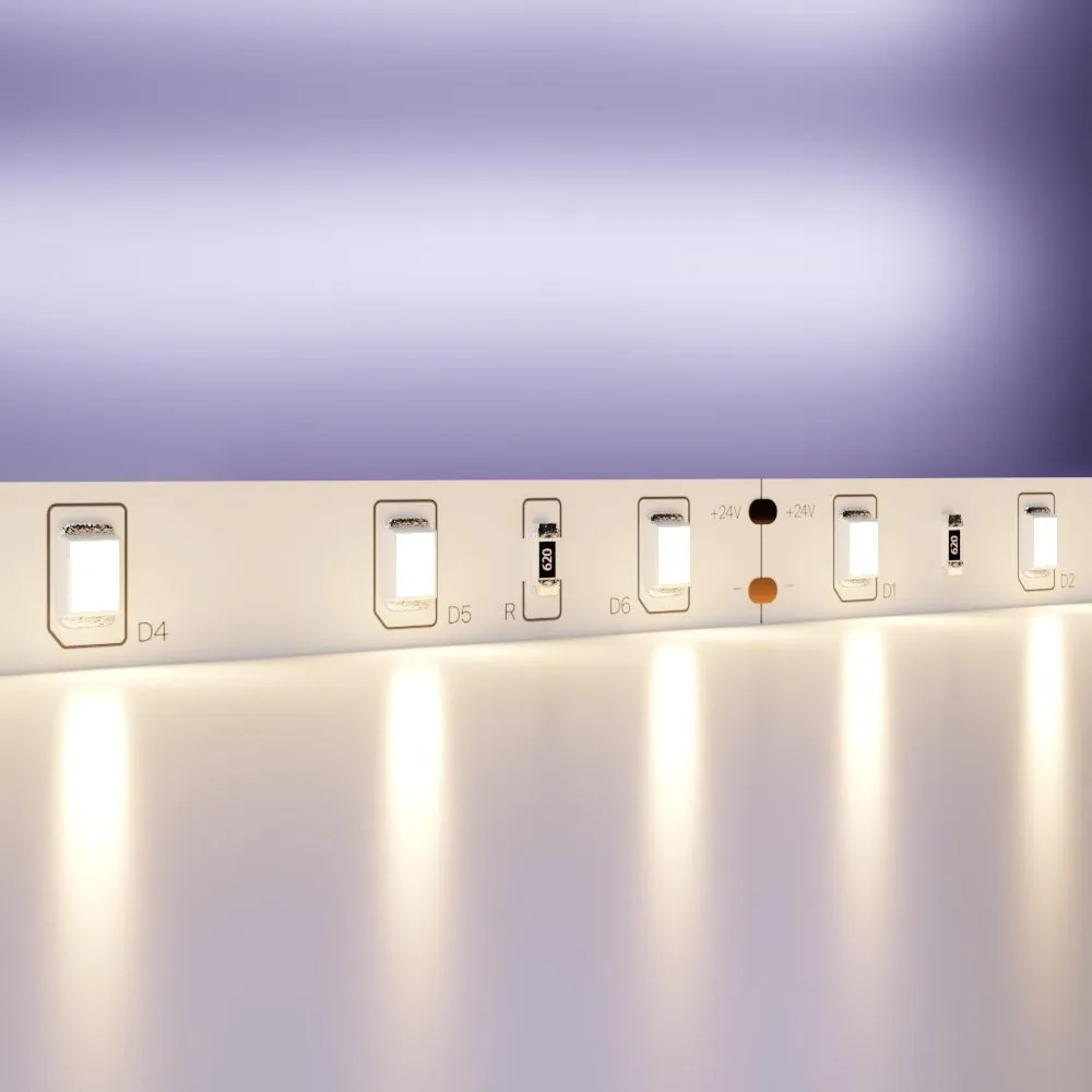 10136 Светильник Светодиодная лента Standard 3000K 120.0° IP 20 Медь LED Белый 4,8Вт 5м