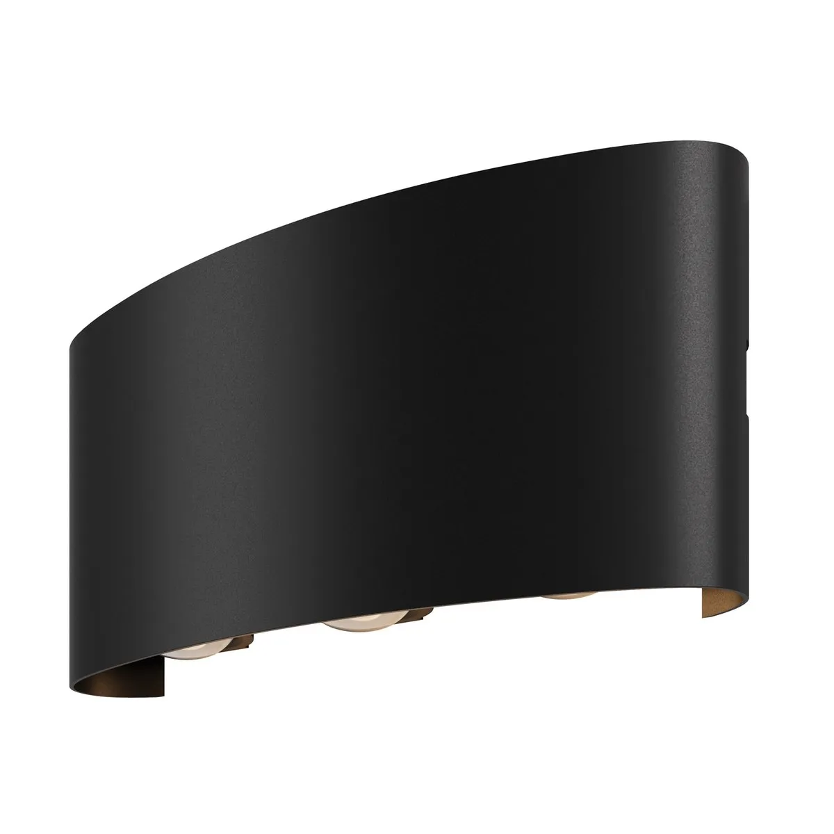 O417WL-L6B3K Светильник Outdoor 3000K 52.0° IP 54 Металл LED Черный 6Вт
