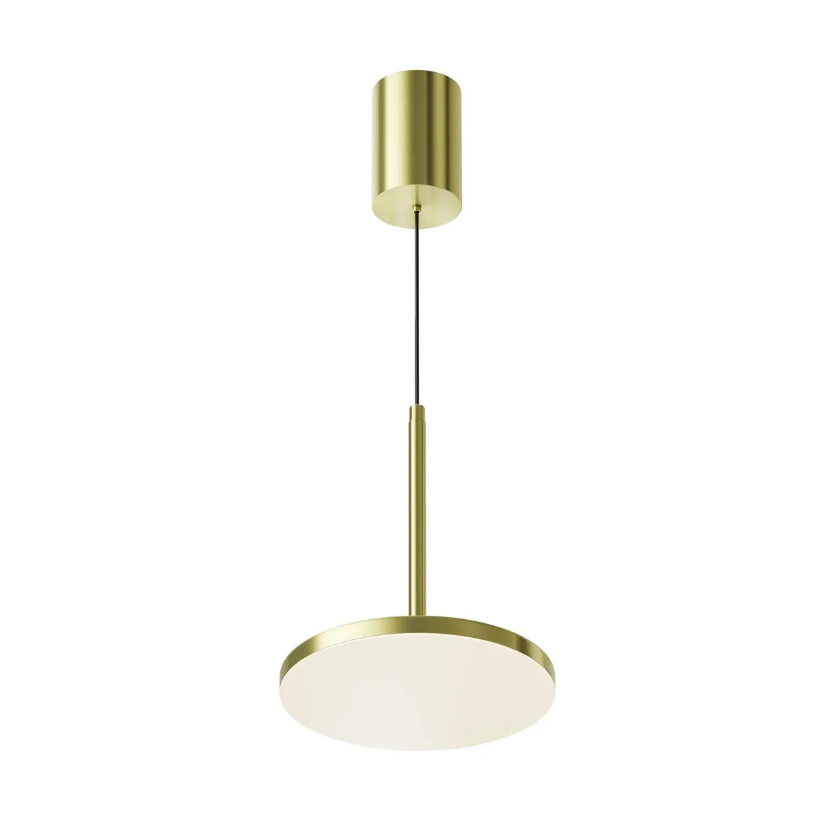 P076PL-L12W4K-BS Подвесной Светильник Pendant 4000K 120.0° IP 20 Алюминий LED Латунь