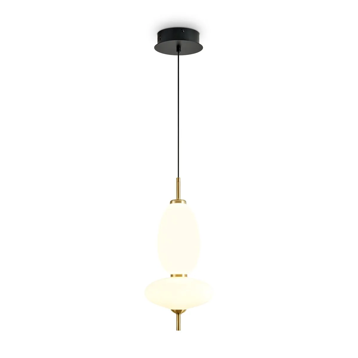 FR5594PL-L11B Подвесной Светильник Modern 2700K 180.0° IP 20 Металл, Стекло LED Черный Матовый Белый 10Вт