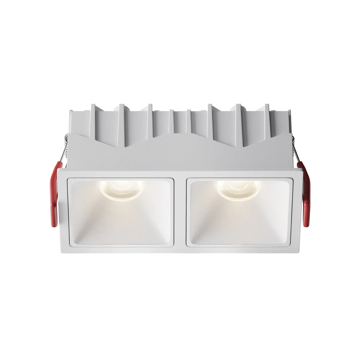 DL043-02-10W4K-SQ-W-1 Встраиваемый Светильник Downlight 4000K 50.0° IP 20 Алюминий LED Белый