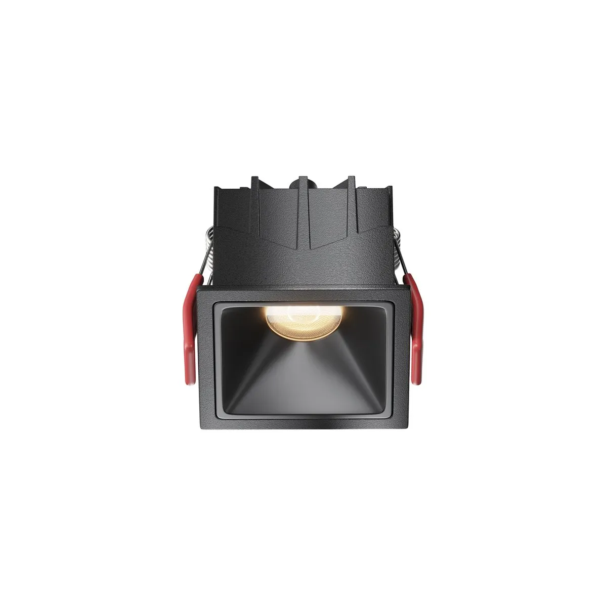 DL043-01-10W3K-SQ-B-1 Встраиваемый Светильник Downlight 3000K 60.0° IP 20 Алюминий LED Черный 10Вт