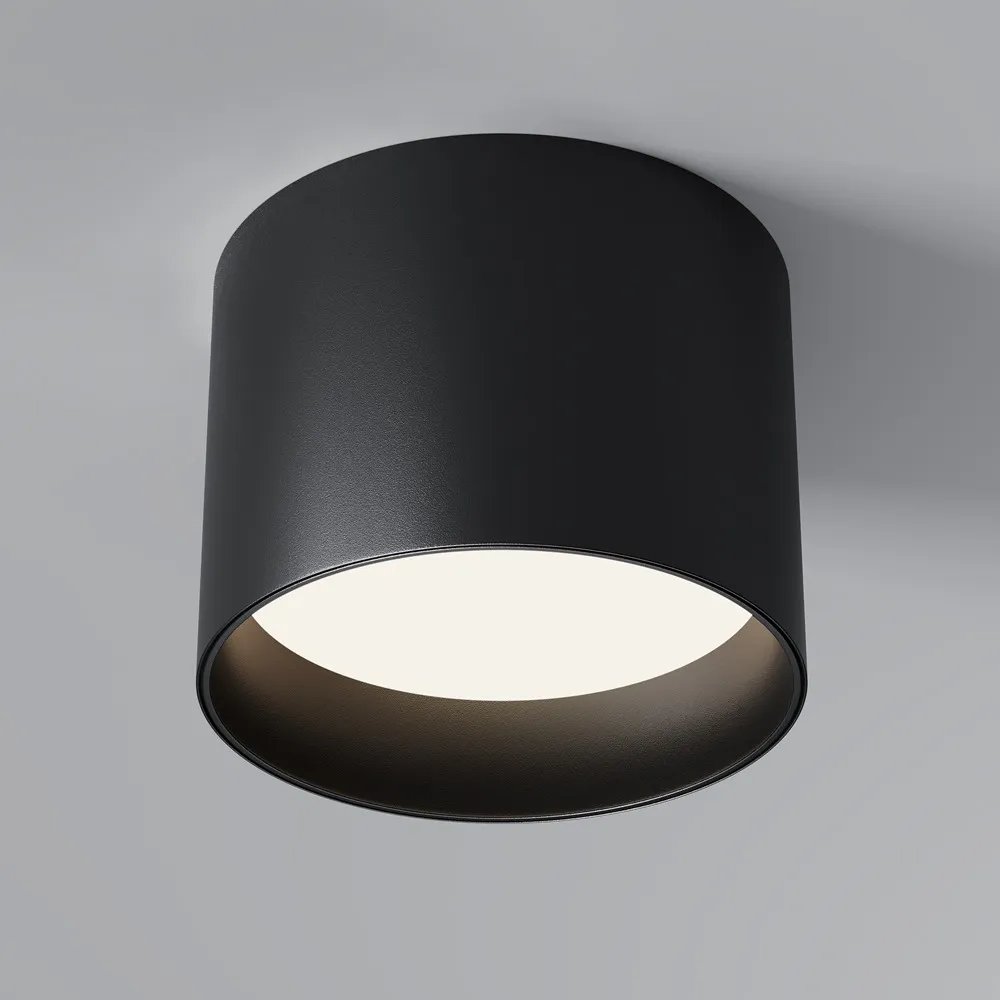 C096CL-GX53-B Потолочный Светильник Ceiling 0K IP 20 Алюминий и пластик GX53 Черный 12Вт