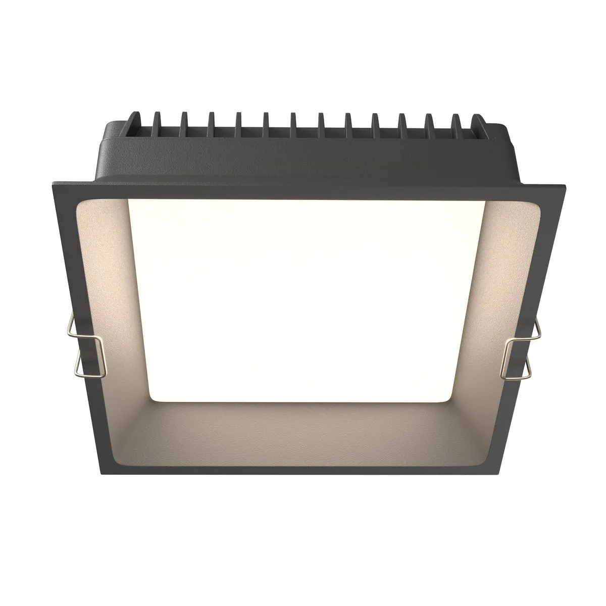 DL056-24W3-4-6K-B Встраиваемый Светильник Downlight 0K 100.0° IP 44 Алюминий и пластик LED Черный 24Вт 170мм