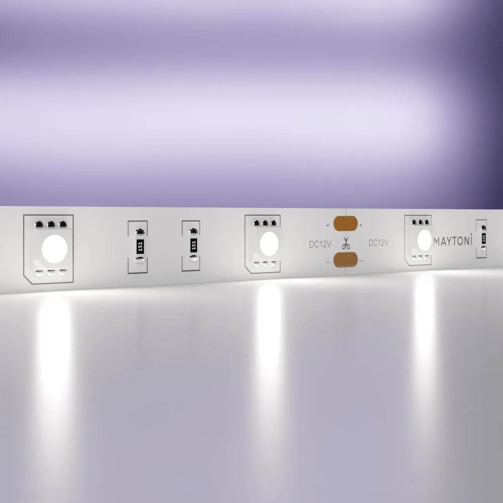 10122 Светильник Светодиодная лента Standard 6000K 120.0° IP 20 Медь LED Белый 7,2Вт 5м