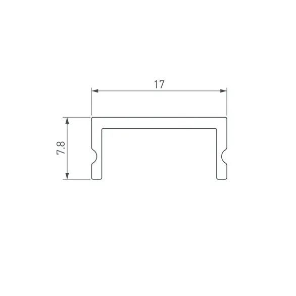 Экран SL-W17-2000 OPAL (Arlight, Пластик) 023725