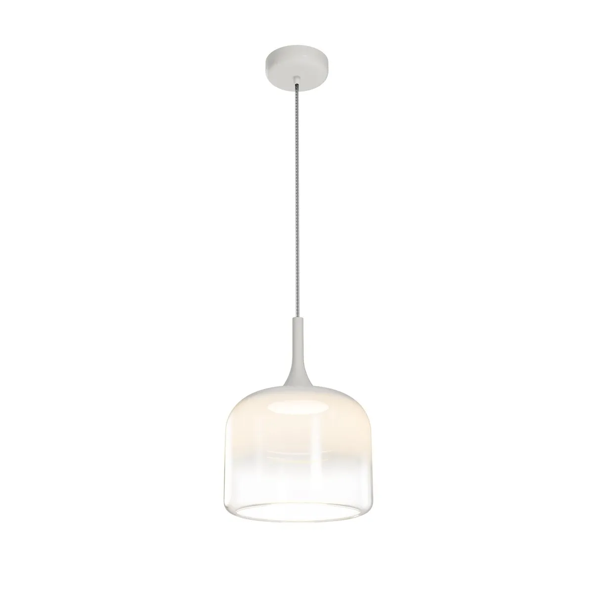 MOD286PL-L18W3K Подвесной Светильник Modern 3000K 120.0° IP 20 Металл, Стекло LED Белый