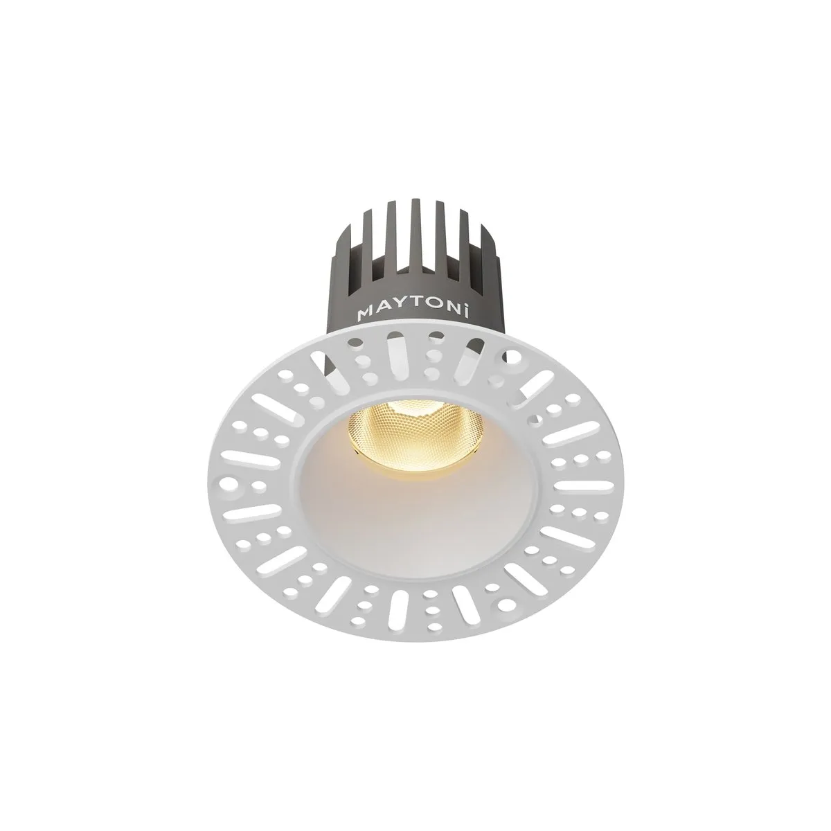 DL124-10W-2.7K-TRS-W Встраиваемый Светильник Downlight 2700K 9.0° IP 20 Алюминий LED Белый