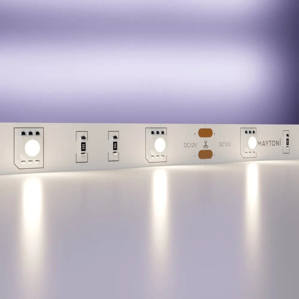 10121 Светильник Светодиодная лента Standard 4000K 120.0° IP 20 Медь LED Белый 7,2Вт 5м