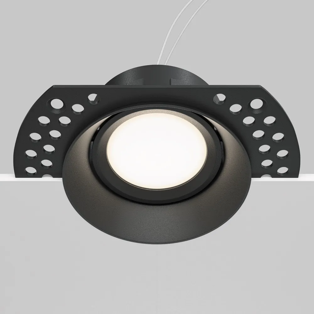 DL042-01-RD-B Встраиваемый Светильник Downlight 0K IP 20 Алюминий GU10 Черный
