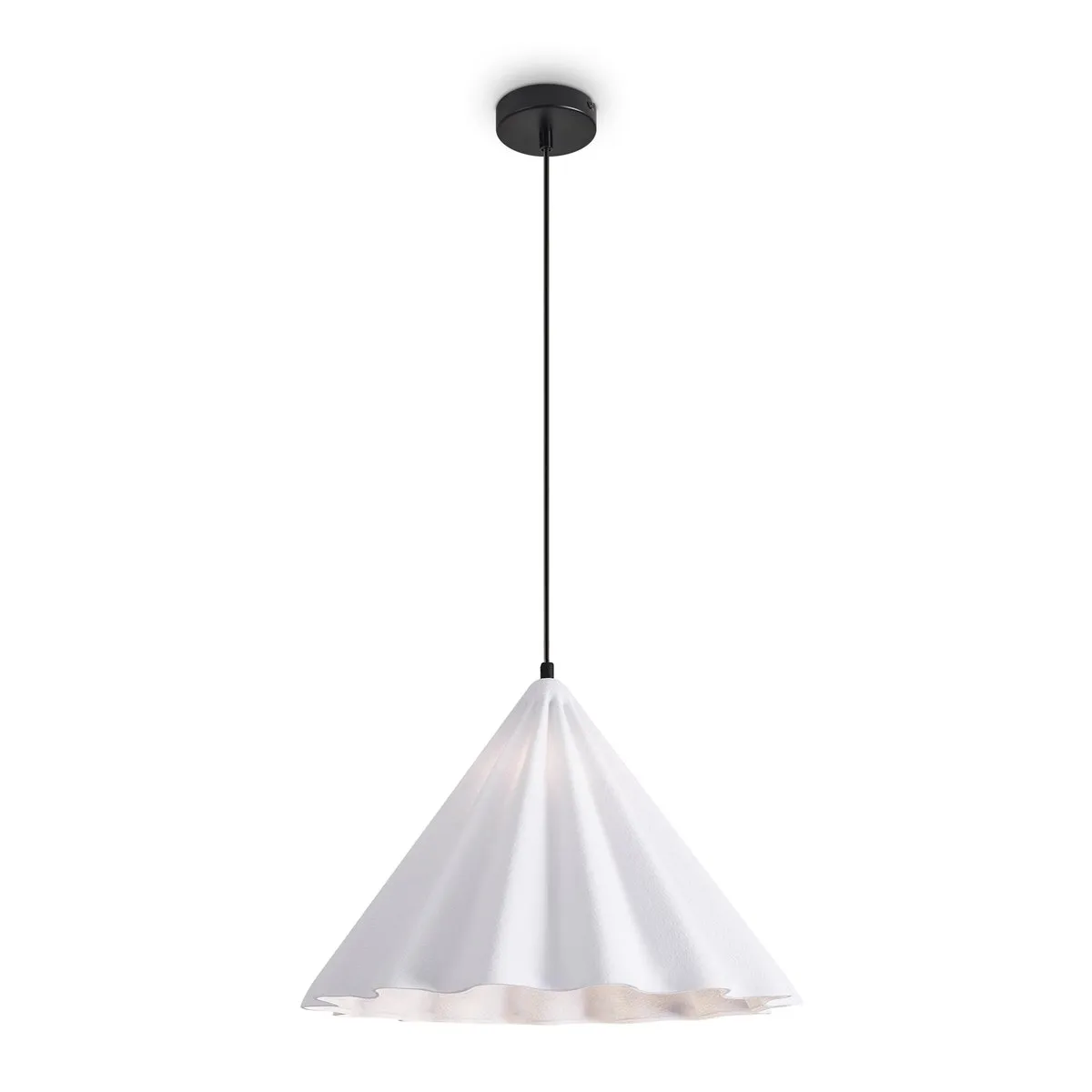 FR5479PL-01W Подвесной Светильник Modern 0K 120° IP 20 Металл, Фетр E27 Белый 60Вт