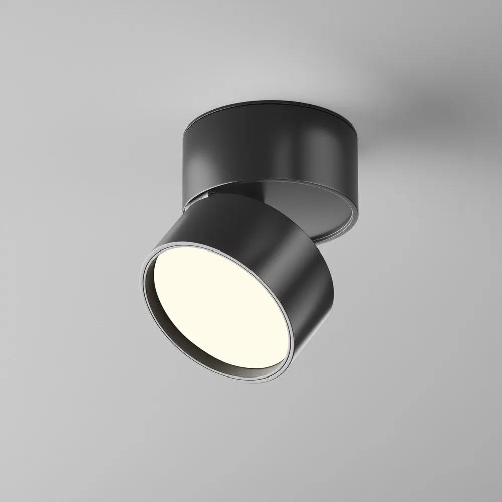 C024CL-12W4K-B-1 Потолочный Светильник Ceiling 4000K 120.0° IP 20 Алюминий LED Черный