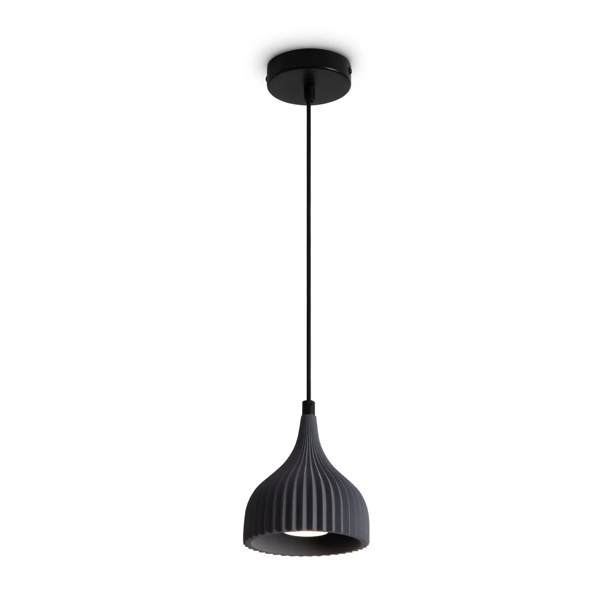 FR5582PL-01GF Подвесной Светильник Modern IP 20 Металл, Цемент GU10 Черный Графит 5Вт