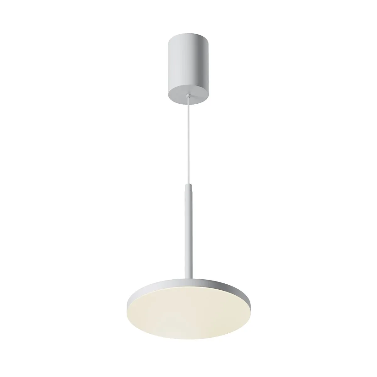 P076PL-L12W4K-W Подвесной Светильник Pendant 4000K 120.0° IP 20 Алюминий LED Белый