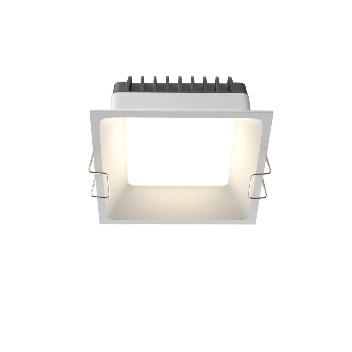 DL056-12W3-4-6K-W Встраиваемый Светильник Downlight 0K 100.0° IP 44 Алюминий и пластик LED Белый 12Вт 110мм