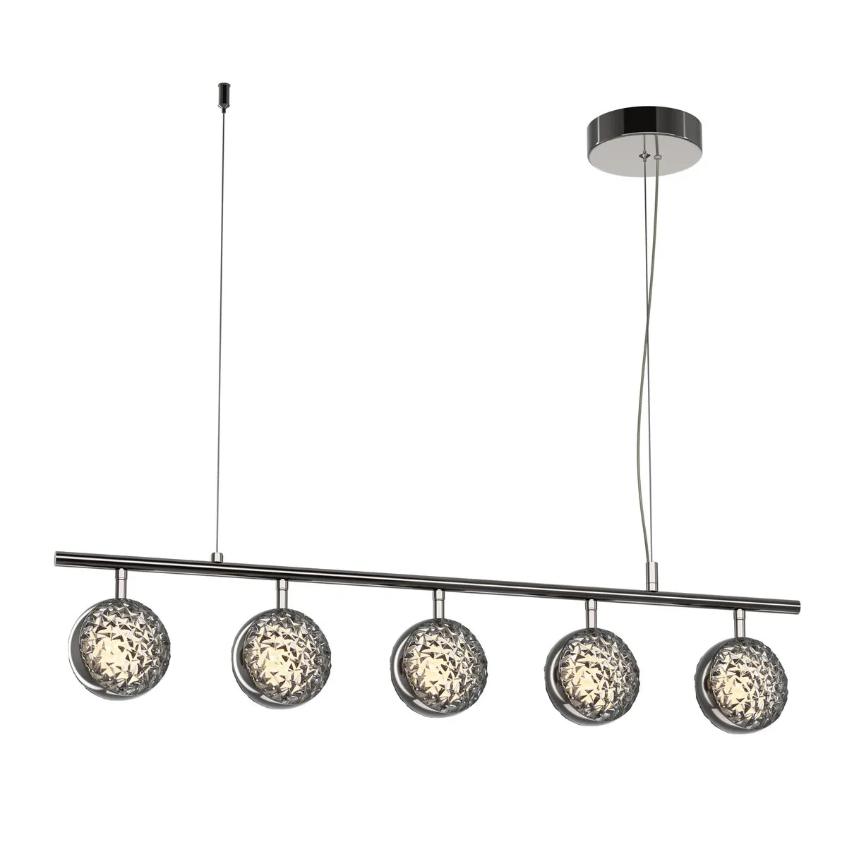 MOD299PL-L48BC3K Подвесной Светильник Modern 3000K 120.0° IP 20 Металл, Стекло LED Черный Серый 48Вт