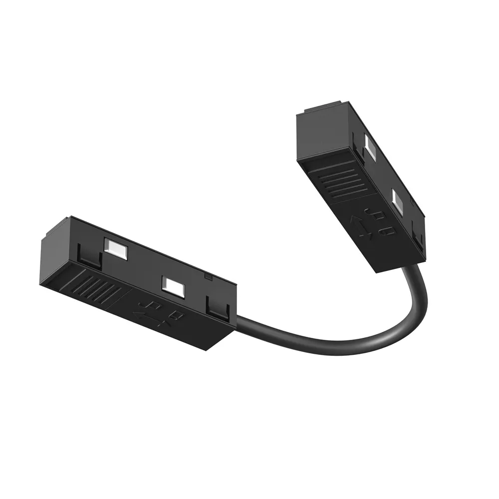 TRA034CPC-42B-15-1 Коннектор питания угловой гибкий 15 см Exility черный