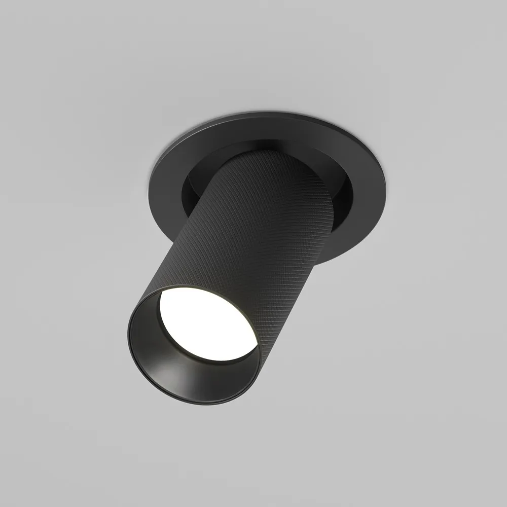 C081CL-01-GU10-B Встраиваемый Светильник Ceiling 0K IP 20 Алюминий GU10 Черный