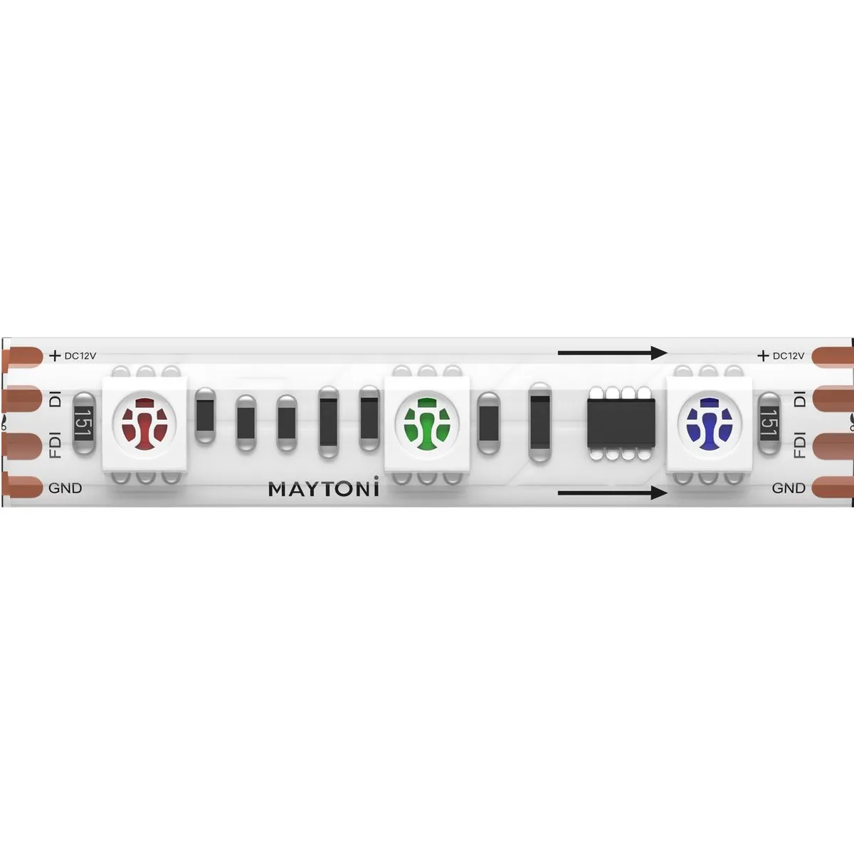 201243 Светильник Светодиодная лента Ultra 120.0° IP 65 Медь LED Белый 14,4Вт