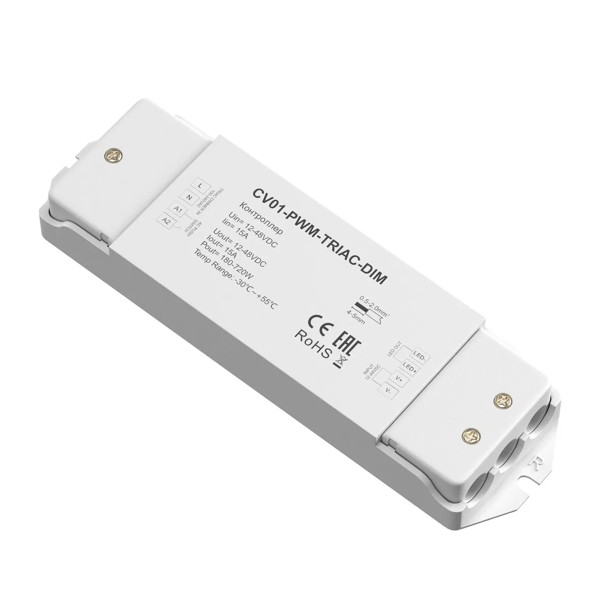 731001 Светильник TRIAC 0K IP 20 Пластик Белый 720Вт