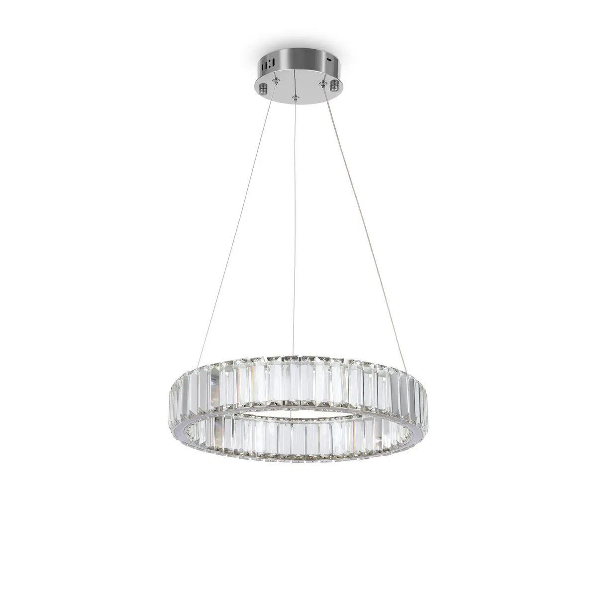FR5257PL-L17CH Подвесной Светильник Modern 0K 120.0° IP 20 Металл и Стекло LED Хром Прозрачный 15Вт