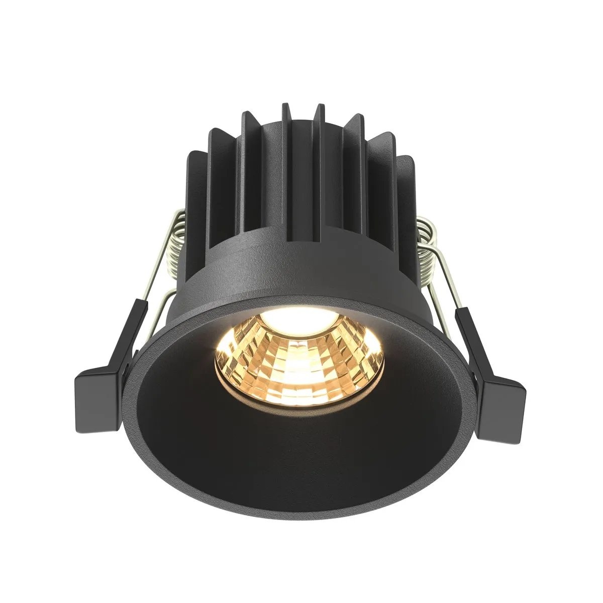 DL058-7W2.7K-B Встраиваемый Светильник Downlight 2700K 50.0° IP 20 Алюминий LED Черный