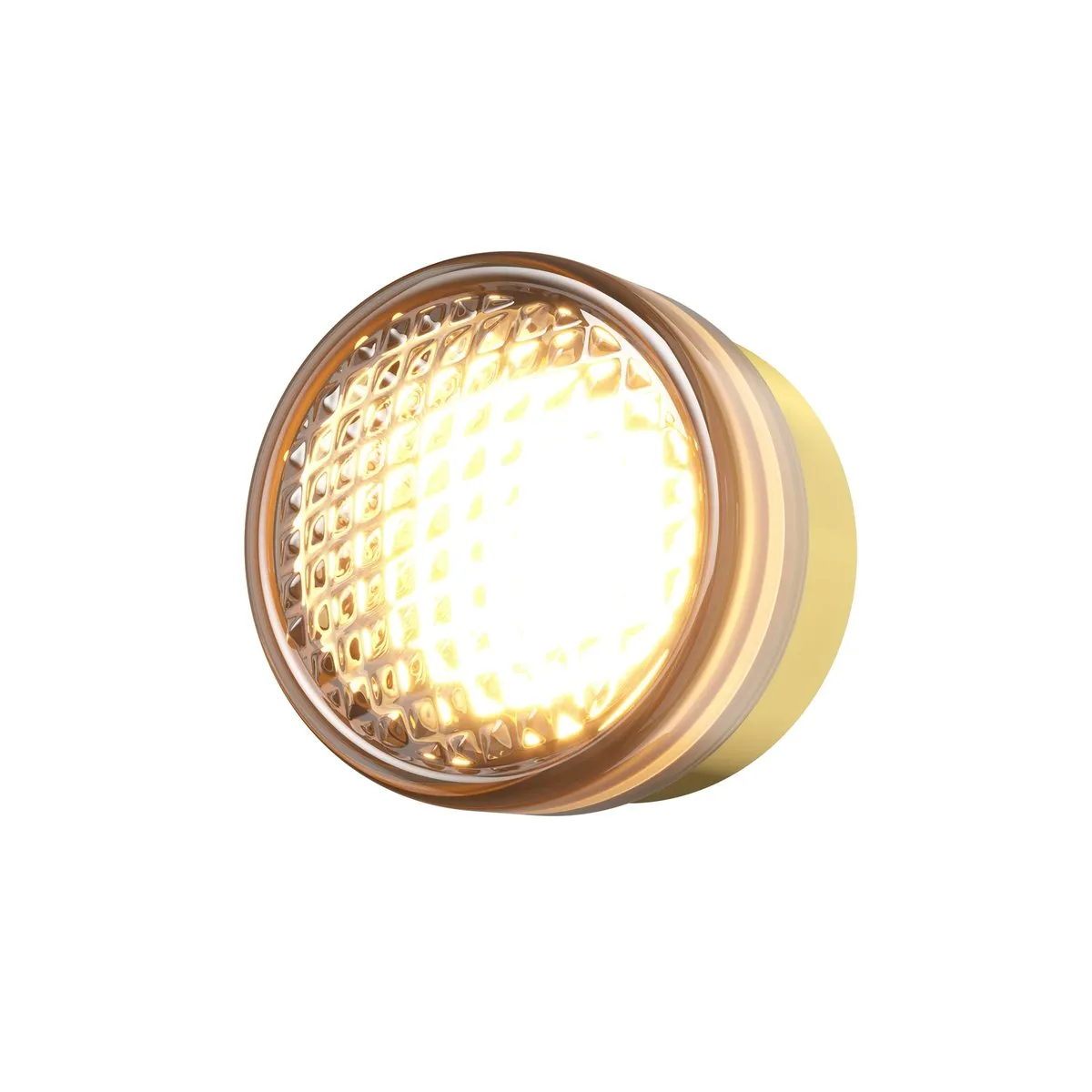 MOD493WL-L6BSK Настенный Светильник Modern 120.0° IP 20 Металл, Стекло LED Латунь Янтарный 6Вт