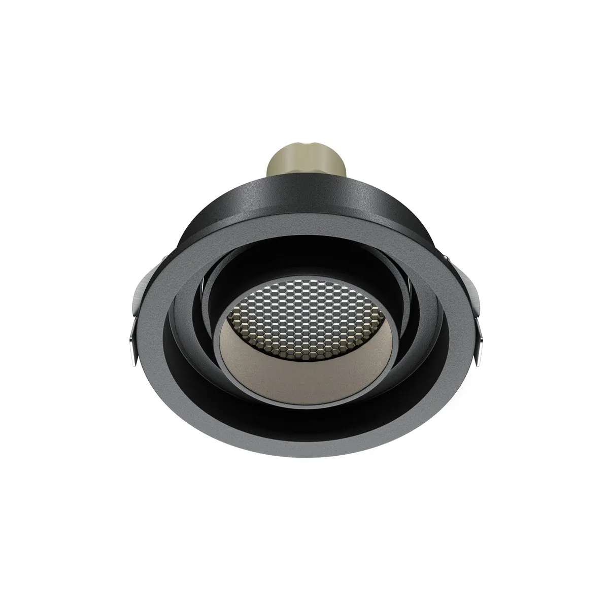 DL113-GU10-01-RD-B Встраиваемый Светильник Downlight IP 20 Алюминий GU10 Черный